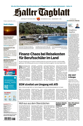 Cover of Haller Tagblatt