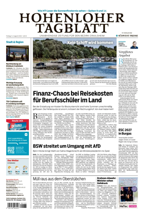 Cover of Hohenloher Tagblatt