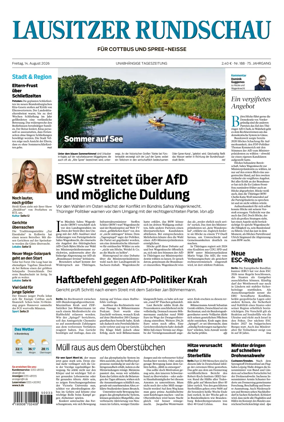 Cover of Lausitzer Rundschau