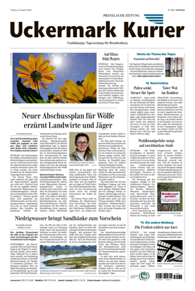 Cover of Prenzlauer Zeitung