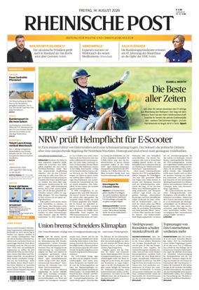 Cover of Rheinische Post Duesseldorf Meerbusch