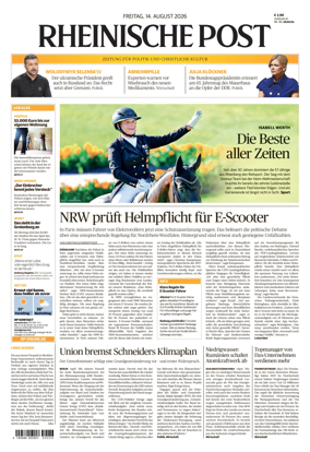 Cover of Rheinische Post Krefeld Kempen