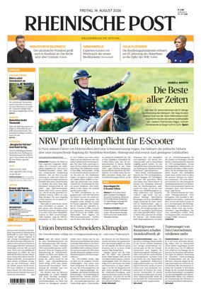 Cover of Rheinische Post Mettmann