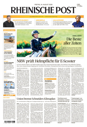 Cover of Rheinische Post - Monchengladbach and Korschenbroich