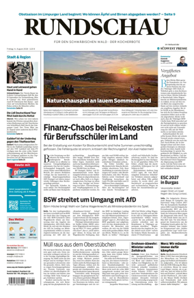 Cover of Rundschau fur den Schwabischen Wald – Der Kocherbote