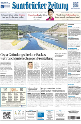 Cover of Saarbruecker Zeitung