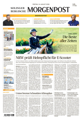 Cover of Solinger Bergische Morgenpost/Remscheid