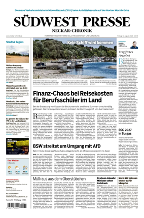 Cover of SUDWEST PRESSE - Neckar-Chronik