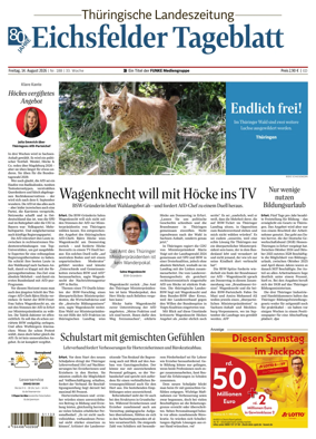 Cover of Thuringische Landeszeitung (Eichsfeld)