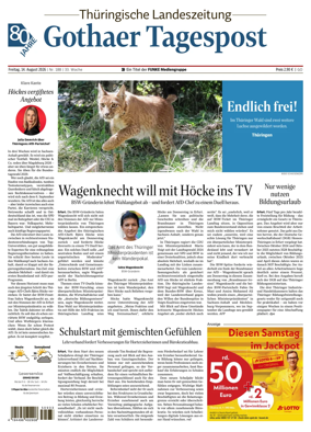 Cover of Thuringische Landeszeitung (Gotha)