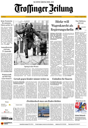 Cover of Trossinger Zeitung