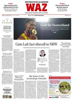 Cover of Westdeutsche Allgemeine Zeitung (Gelsenkirchen)
