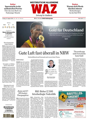 Cover of Westdeutsche Allgemeine Zeitung (Gladbeck)