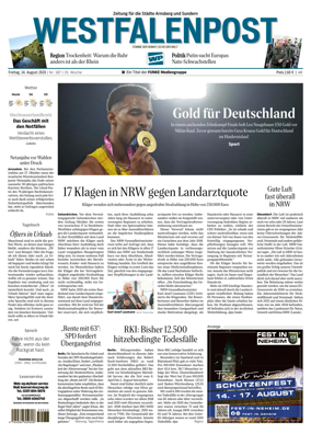 Cover of Westfalenpost (Arnsberg)