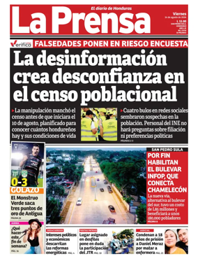Cover of Diario La Prensa