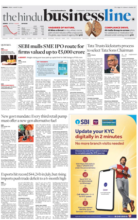 Cover of BusinessLine (Mumbai)