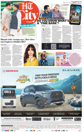 Cover of Hindustan Times (Patna) - Live