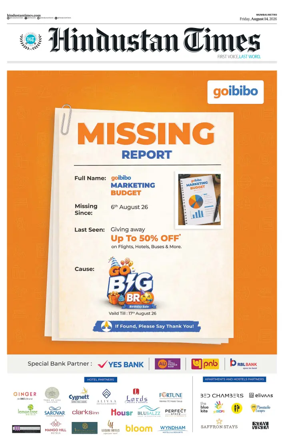 Cover of Hindustan Times Thane