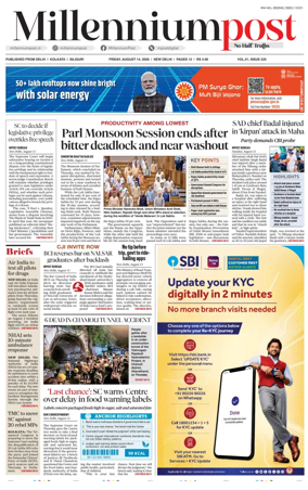 Cover of Millennium Post