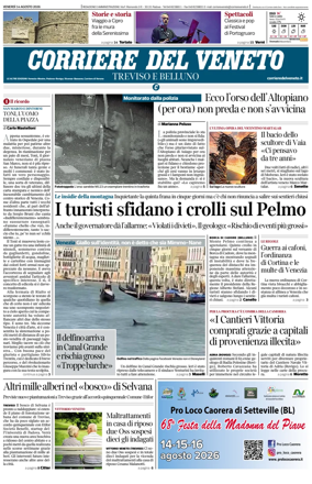 Cover of Corriere del Veneto (Treviso e Belluno)