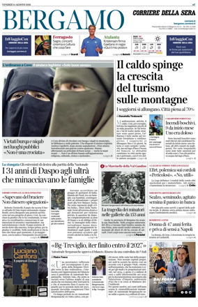 Cover of Corriere della Sera (Bergamo)