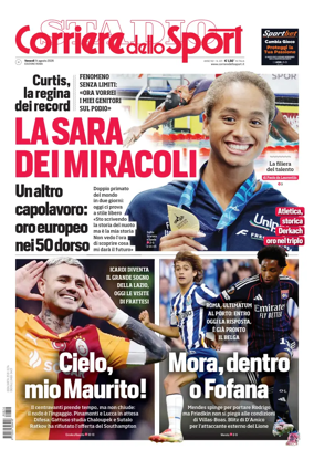 Cover of Corriere dello Sport (Lazio)