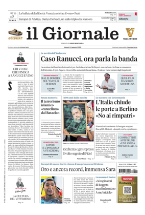 Cover of Il Giornale (Italy)