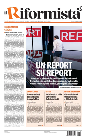 Cover of Il Riformista (Italy)