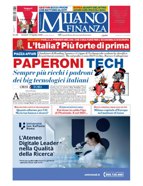 Cover of Milano Finanza