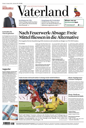 Cover of Liechtensteiner Vaterland