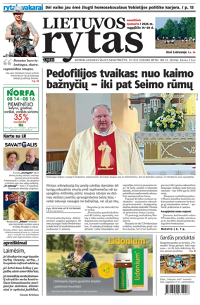 Cover of Lietuvos Rytas