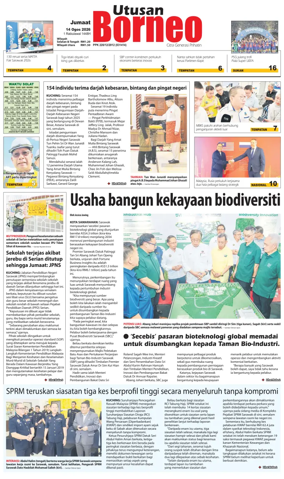 Cover of Utusan Borneo (Sarawak)
