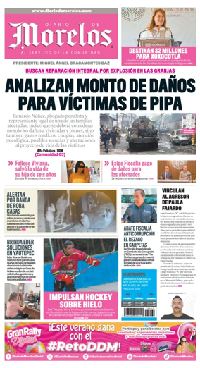 Cover of Diario de Morelos