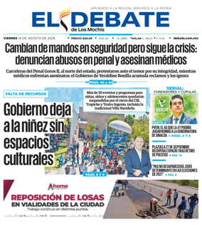 Cover of El Debate de Los Mochis