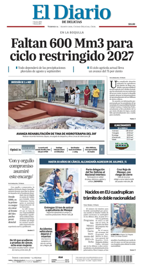 Cover of El Diario de Delicias