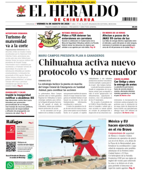 Cover of El Heraldo de Chihuahua