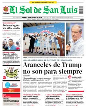 Cover of El Sol de San Luis Potosi
