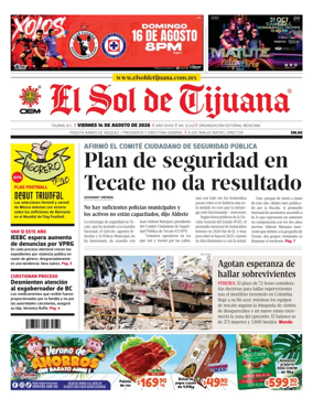 Cover of El Sol de Tijuana