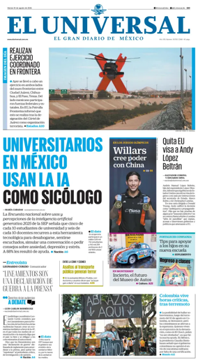 Cover of El Universal