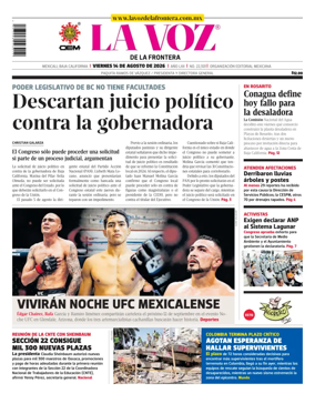 Cover of La Voz de la Frontera