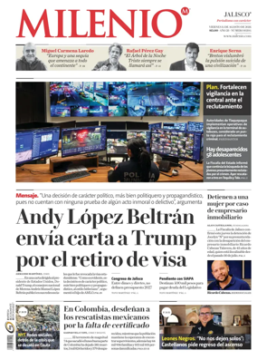 Cover of Milenio Jalisco