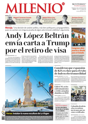 Cover of Milenio Monterrey