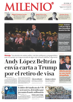 Cover of Milenio Puebla