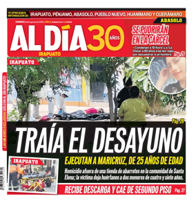 Cover of Periodico Al Dia (Irapuato)