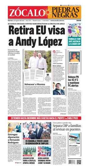 Cover of Zocalo Piedras Negras