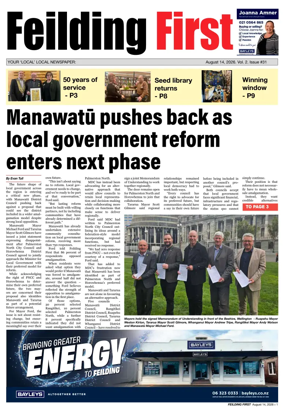 Cover of Feilding First