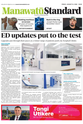 Cover of Manawatu Standard