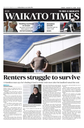 Cover of Waikato Times
