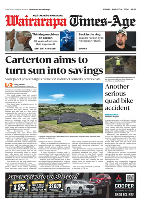 Cover of Wairarapa Times-Age (NZ)