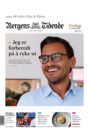 Cover of Bergens Tidende